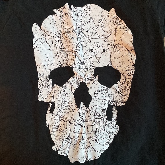 Kitten skull tshirt - Picture 2 of 5